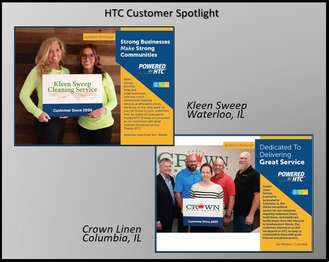 HTC business services customer spotlight crown linen and kleen sweep