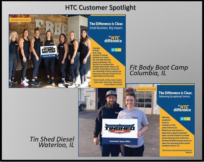 Harrisonville Telephone Company HTC business services Tin Shed Diesel Fit Body Bootcamp