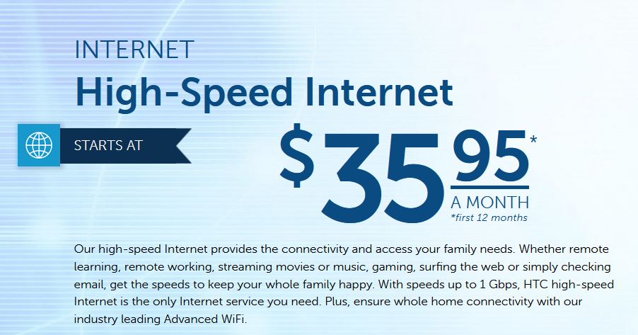 Switching to HTC Internet Harrisonville Telephone Company