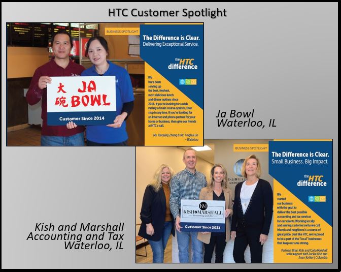 Harrisonville Telephone Company HTC business phone and Internet services Ja Bowl and Kish and Marshall